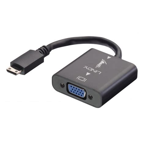 Vga to hdmi adapter converter cable with usb power and audio. Mini HDMI to VGA Converter Adapter - from LINDY UK