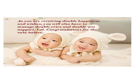 Congratulation Wishes And Quotes For Having Twin Babies To Parents