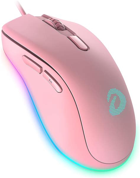 Buy Dareu Wired Pink Gaming Mouse 6400dpi6 Programmable Buttons