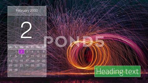 Slideshow calendar Stock After Effects,#calendar#Slideshow#Effects#