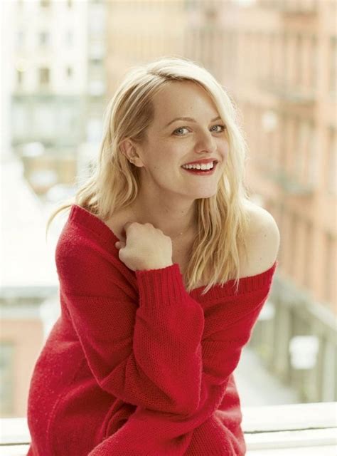 ‘the Handmaids Tale Star Elisabeth Moss Is All Smiles In Marie Claire