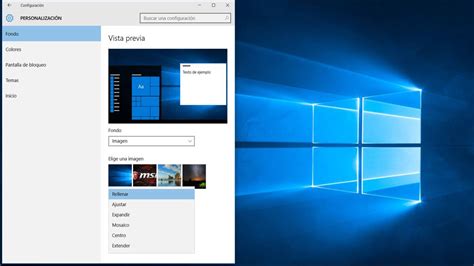Cómo usar Windows 10 Cambiar el fondo del escritorio en Windows 10