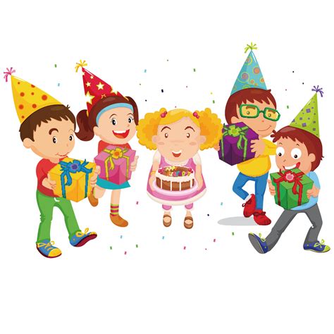 Birthday Party Kids Children Png Transparent Background Free