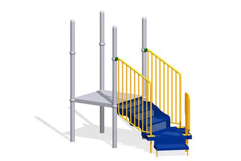 Handrails will still be required at single steps on both sides of the step. Transfer Point with Single Step, Closed Handrails ...