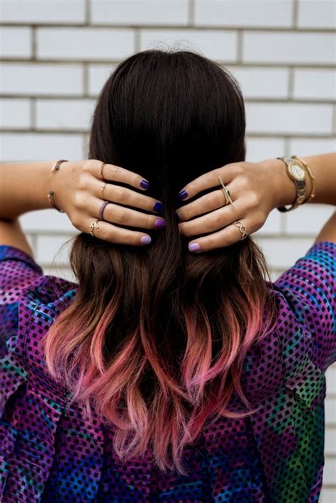Ombre Nails Dip Dye Hair Via My Style
