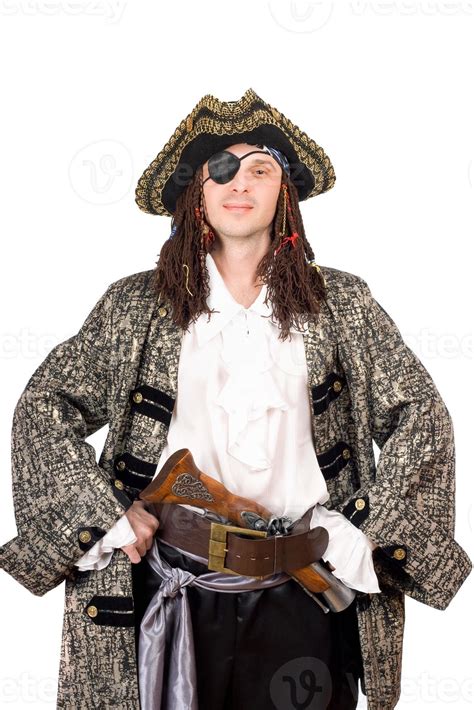 Portrait Of Man Dressed As Pirate Stock Photo At Vecteezy