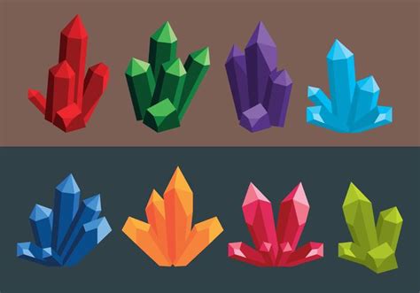 Free transparent multicolor crystal vectors and icons in svg format. Crystal Collections - Download Free Vectors, Clipart ...