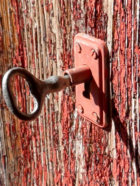 Free Images Wood Rustic Rust Red Key Door Iron Lock 3100x4133