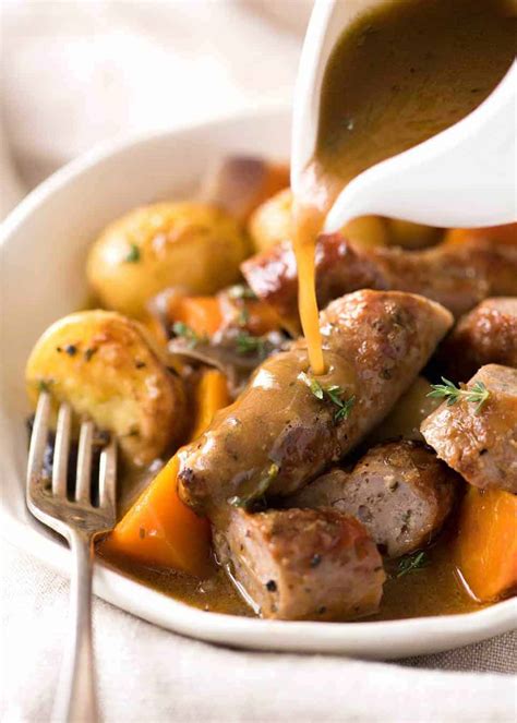 Sausage Bake With Potatoes And Gravy Simplymeal