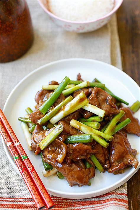 Mongolian Beef Chinese Recipes Rasa Malaysia