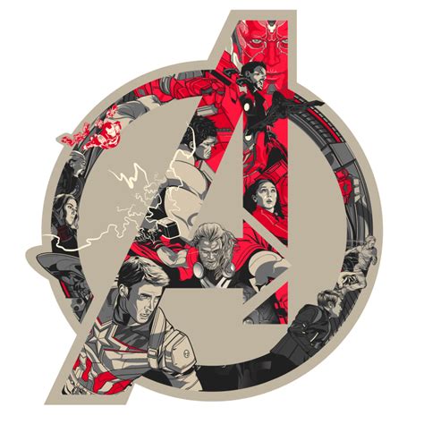 Avengers Age Of Ultron Official Art Poster Print Set On Behance