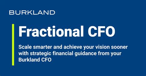 Fractional Cfo Services For Startups Burkland