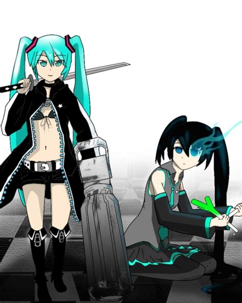 Black Rock Shooter And Miku By Paulster30 On Deviantart