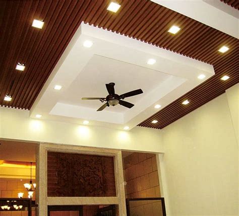 11 Sample Fall Ceiling Designs With Wood For Small Room Home