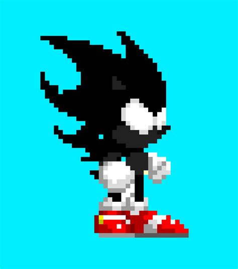 Dark Sonic Friendship Sonic 2 Creepypasta Sprite Pixel Art Maker