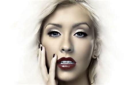 Hd Wallpaper Aguilera Beautiful Beauty Blonde Christina Model Singer Wallpaper Flare