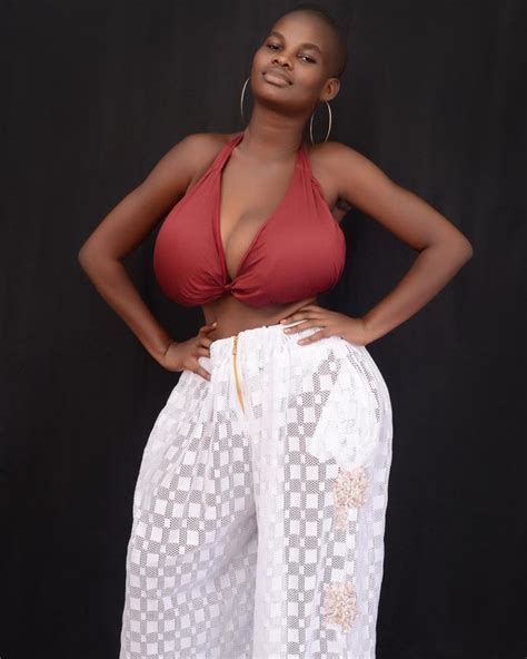 Meet The Model Who Reportedly Posses The Biggest Breasts In Ghana Information Nigeria