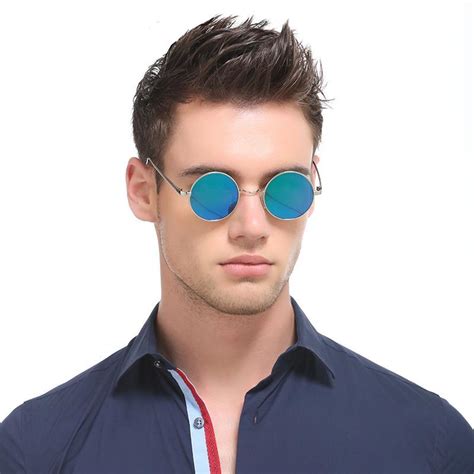 Polarized Round Designer Sunglasses For Men