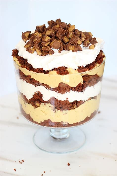 Peanut Butter Cup Trifle Chocolate Cake Peanut Butter Pudding And
