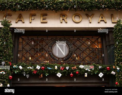 Logo Hotel Cafe Royal Regent Street Hi Res Stock Photography And Images