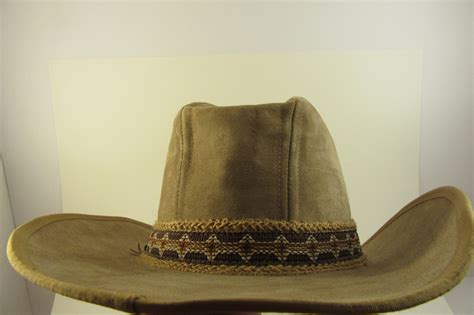 Vintage Stetson Cowboy Hat Size 7 14 With Last Drop Logo Etsy