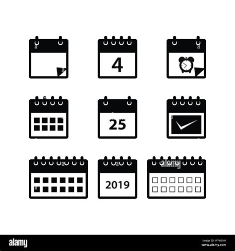 Calendar Icons For Web Design Calendar Symbol Flat Calendar Graphic