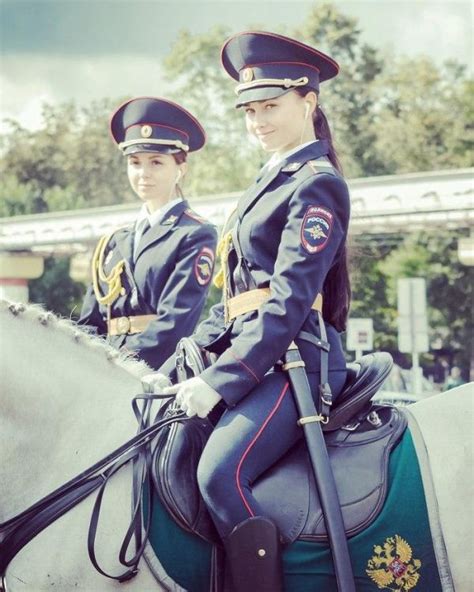 mounted police girls  russia  pics
