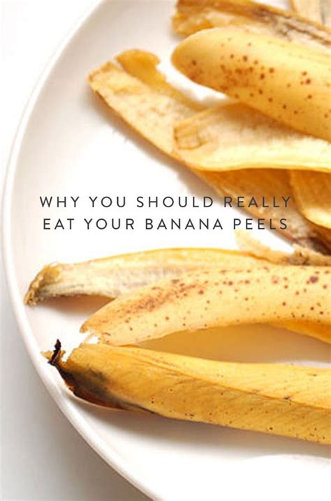 You Can And Probably Should Eat Banana Peels Benefits Of Eating
