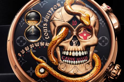 With A Snake And A Skull Design This Louis Vuitton Timepiece Is The