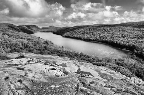 Lake Of The Clouds Monochrome Porcupine Mountains Michiga Flickr