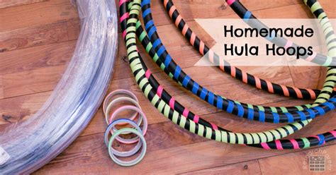 Homemade Hula Hoops