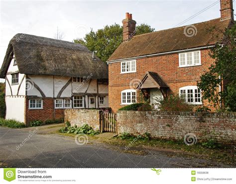 English Village Village Cottages Stock Photo Image Of Gate Quaint