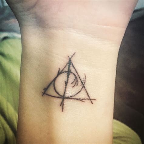 Deathly Hallows Symbol Tattoo Harry Potter