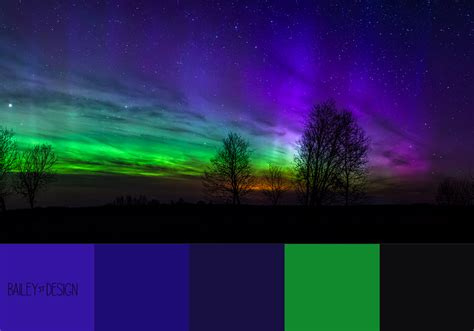Northern Lights Colour Palette