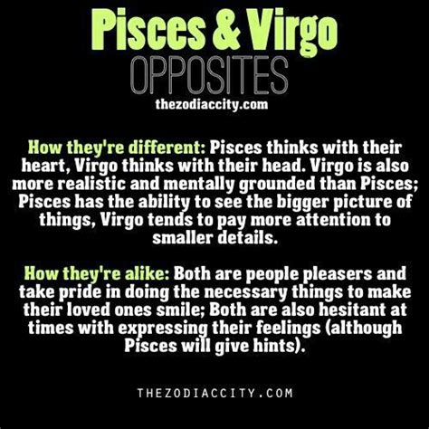 Zodiac Signs Opposites Pisces Quotes Virgo And Pisces Virgo Pisces