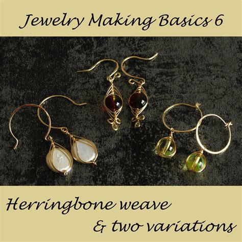 Jewery Making Basics Herringbone Weave And Its Two Variations