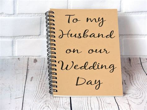 This will narrow your search. To my Husband on our Wedding Day - Blank Journal, spiral ...