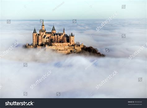 Castle Hohenzollern Over Clouds Stock Photo Edit Now 90330343
