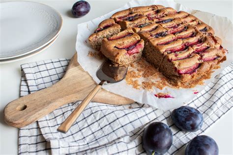 Banana Plum Cake A Taste Of Fun Summer And Fall In One Plate