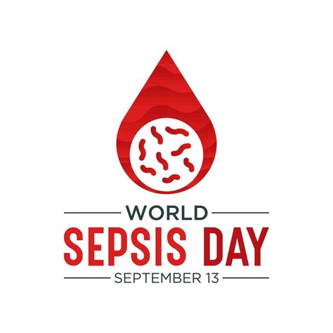 World Sepsis Day Is Observed Every Year On September 13 Vector