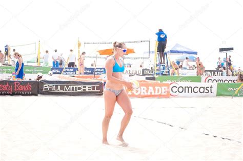 Avp Beach Volleyball Hermosa Beach Stock Editorial Photo Chrtkd