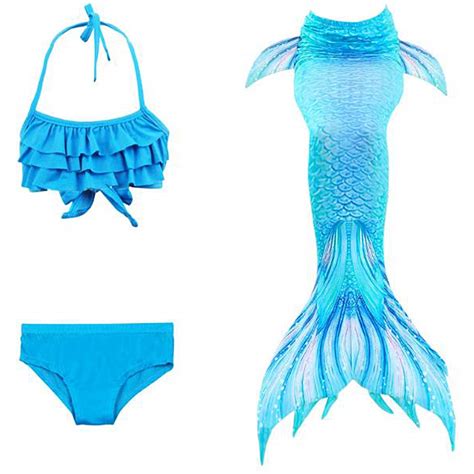 Buy Kakawayi Girls Mermaid Tail Swimsuit Bathing Suit Sea Maid Bikini