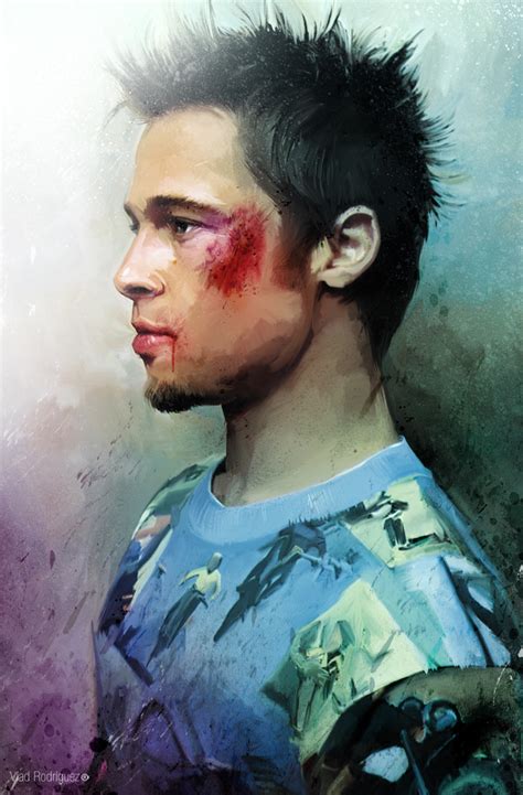 In The Fight Club With Brad Pitt Edward Norton On Behance