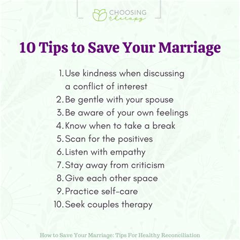 10 Tips For How To Save Your Marriage