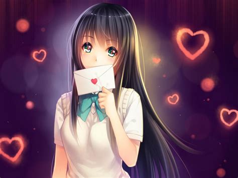 Wallpaper Love Letter Addressed To You Anime Girls Cute Beautiful