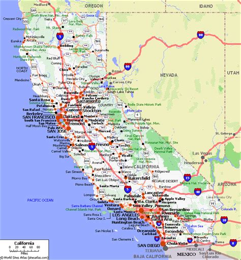 California California Free Print Out Statemaps Mapa De