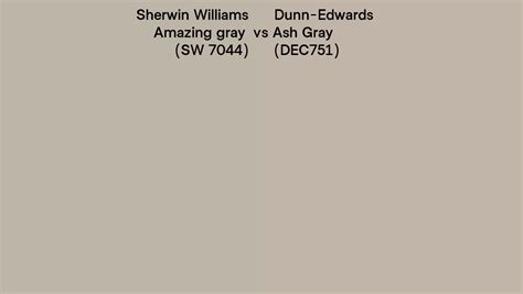 Sherwin Williams Amazing Gray Sw 7044 Vs Dunn Edwards Ash Gray