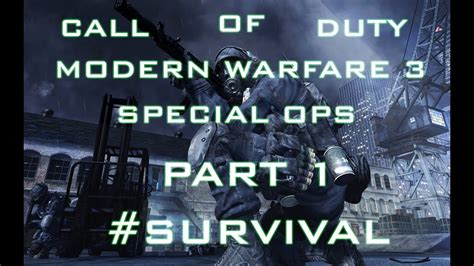 Call Of Duty Modern Warfare 3 Special Ops Survival Youtube