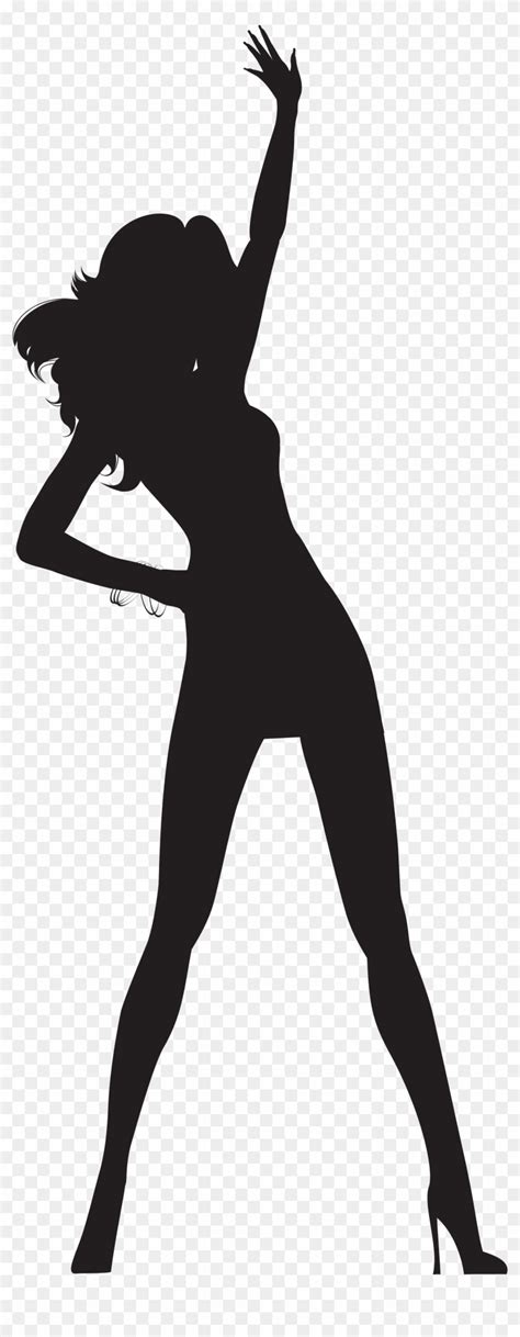 Dancing Woman Silhouette Png Transparent Clip Art Image Dancer