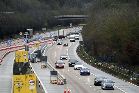 Operation Brock Returns To M20 Between Maidstone And Ashford